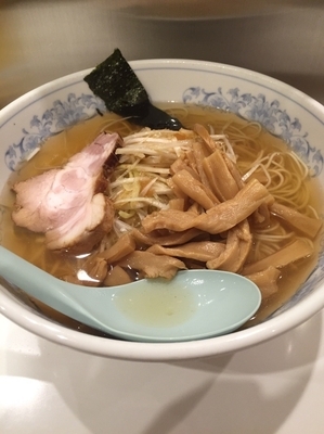 「塩ラーメン＋ネギ」@唐桃軒の写真
