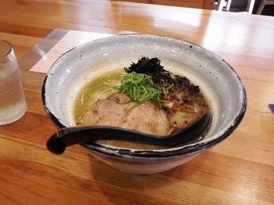 「ラーメン（帆立とキノコの潮味）」@麺場voyageの写真