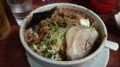 「肉まぜそば 大盛 ➕魚  \960」@博多長浜らーめん 楓神の写真