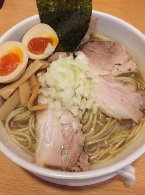 「特製煮干しそば」@煮干そば とみ田の写真