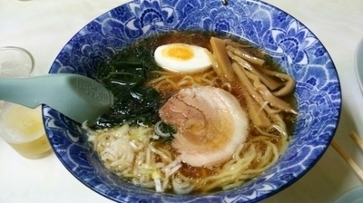 「中華そば+麦酒餃子」@みんみんの写真