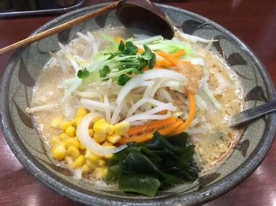 「味噌一ラーメン（野菜トッピング）」@味噌一 三鷹店の写真