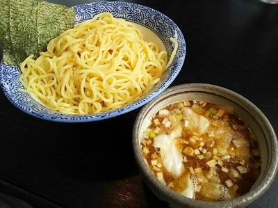 「魚介豚骨つけ麺（太麺）　（大盛：ランチサービスタイムで無料）」@ラーメン また旅の写真
