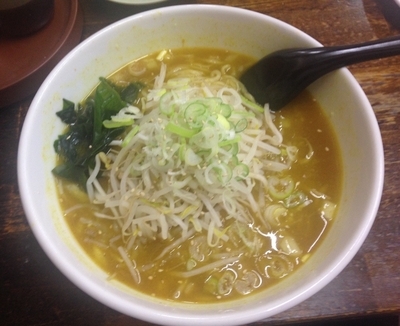 「カレーラーメン」@ラーメンHOT めん花の写真