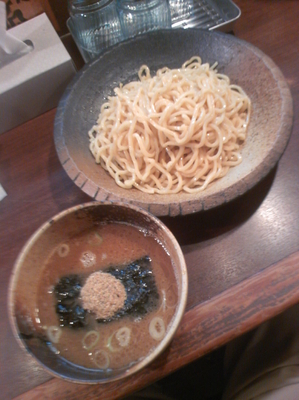 「つけ麺（中盛）７６０円」@つけ麺屋 ひまわりの写真