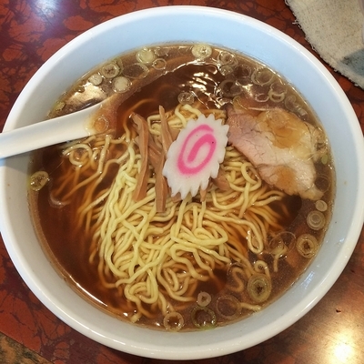 「中華そば　￥６００」@赤坂味一の写真