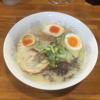 「塩とんこつラーメン（600円）」@金蘭ラーメンの写真
