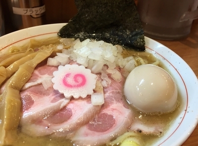 「特製煮干そば」@煮干中華そば 鈴蘭 中野店の写真