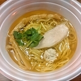 【限定】「たましゃも×しび出汁そば」（Trigo×笑堂）