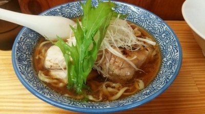 「【SR7コラボ限定】タマシャモそば  \980」@中華そば よしかわの写真