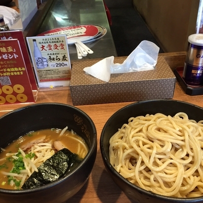 「つけそば大盛 1000円」@麺屋 六文銭の写真