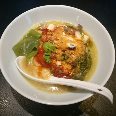 「pizza?noodle @900円(限定)」@men-eiji HIRAGISHI BASEの写真