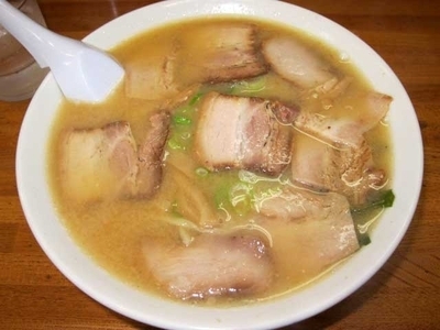 「味噌チャーシュー麺　874円」@喜多方ラーメン 来夢 喜多方本店の写真