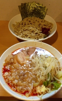「つけ麺　７００＋１００＝800円」@豚星。の写真
