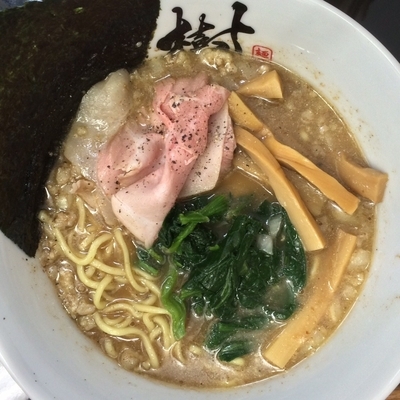 「芳醇煮干ラーメン￥700円(OPEN記念 500円)」@芳醇煮干 麺屋 樹の写真