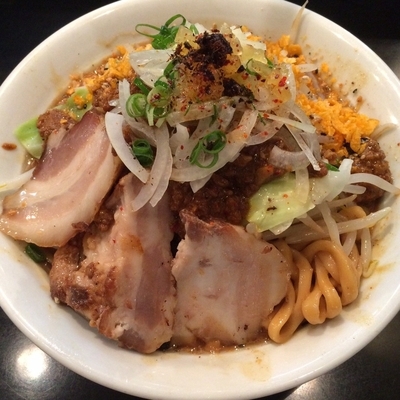 「ガツ盛り Dカレー鬼麺王￥880円」@麺家 うえだの写真