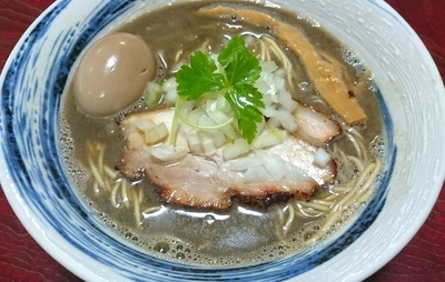 「【SW夜限定】いりこそば 750円＋味玉」@麺屋 むじゃきの写真