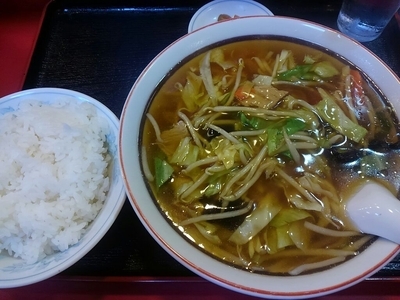 「（日替わり）サンマメン　750円」@東方紅飯店 本店の写真