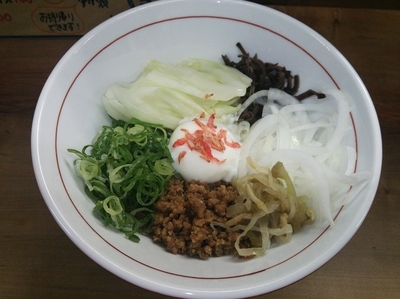 「ヌプチェ特製まぜそば」@ラーメン ヌプチェの写真