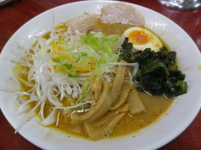「激辛とんこつ味噌」@九州大分ラーメン 麺恋亭 中華街店の写真