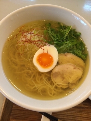 「塩らーめん、餃子セット750円」@ハナウタ。の写真