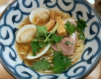 「【限定】鶏・ハマグリ・煮干中華そば （150919）」@㐂九家の写真