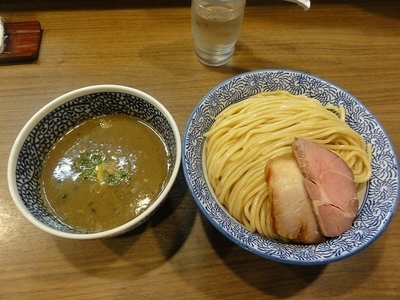 「極濃煮干しつけ麺　　830円　大盛100円」@煮干しつけ麺 宮元の写真