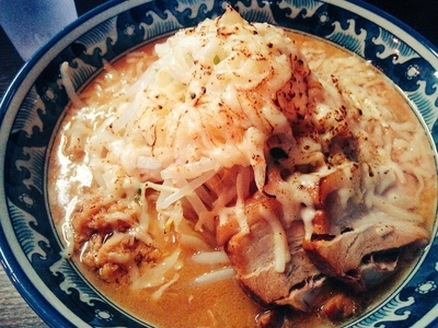 「ベジ楼（小）＋炙りチーズ」@RAMEN 八楼の写真