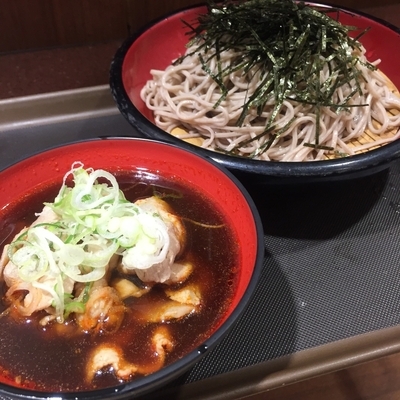 「豚つけそば（￥490）」@名代 富士そば 笹塚店の写真