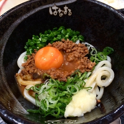 「台湾まぜうどん480円追い飯100円」@はなまるうどん イオンモール千葉ニュータウン店の写真