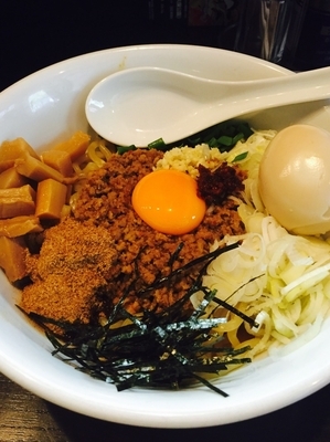 「（月曜限定）赤羽まぜそばZ¥730＋味玉¥0＋追い飯¥50」@麺処 夏海の写真