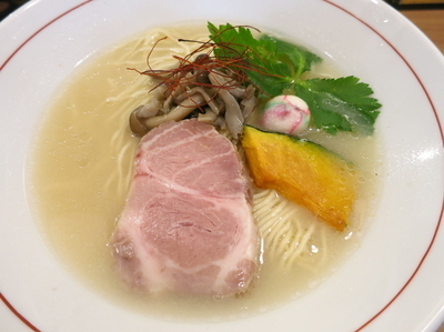 「鯛そば秋味 ～白味噌仕立て～ 880円 ＋ 鯛めし（小）」@鯛塩そば 灯花 本店の写真