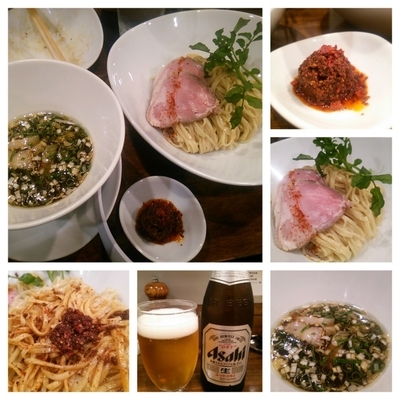 「醤油つけ麺800円+麻辣玉50円+etc」@創作麺工房 鳴龍の写真