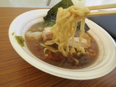 「国産小麦100％醤油ラーメン(つけ麺　津気屋 )」@らーめんフェスタ in イオンレイクタウンの写真