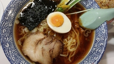 「和風にぼしラーメン」@手もみラーメン もりもり亭の写真