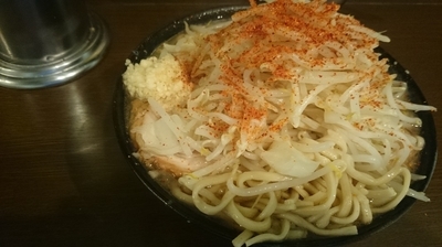 「大豚ラーメン(ニンニクアブラカラメトウガラシ)」@ラーメン二郎 JR西口蒲田店の写真