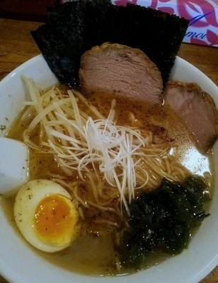 「特製潮まねきらーめん＋のり （150920）」@らーめん寺子屋 麺座まねきの写真