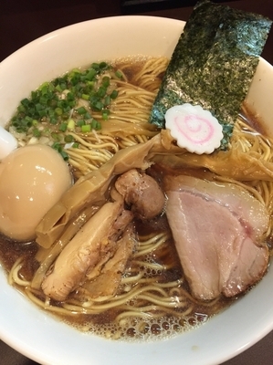 「9/12限定②たまり醤油の中華そば¥850➕味玉¥100」@おおぜき中華そば店の写真