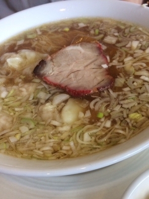 「わんたんめん」@ウミガメ食堂の写真