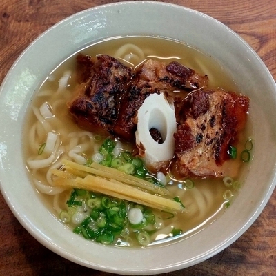 「アブナンソーキスバ」@沖縄そば 風遊斎の写真