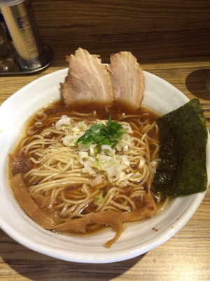 「煮干しそば760円＋大盛100円」@草加soba 鷆 TENの写真