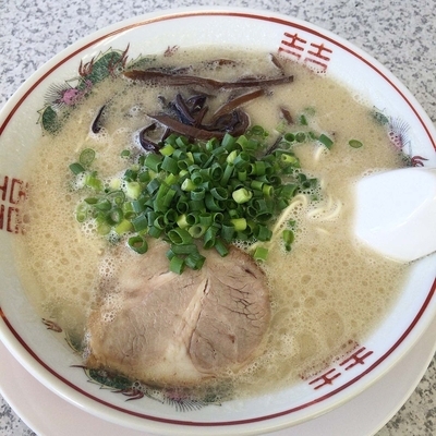 「豚骨ラーメン（こな）700円」@ラーメン池田の写真