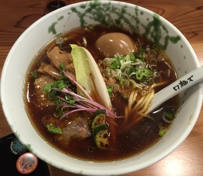 「らーめん正油＋味玉（￥730＋￥100）」@ロ麺ズの写真