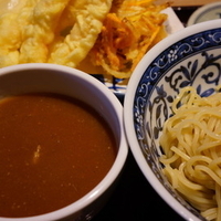海老天つけ麺＋味玉天