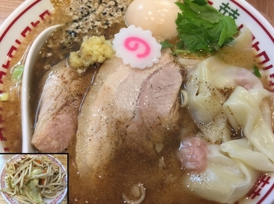 「ミソソ特製味噌中華そば＋肉野菜炒め」@味噌中華そばムタヒロの写真