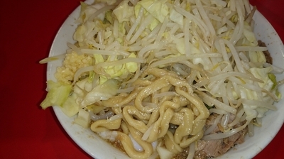 「全部入りラーメン(ニンニク)」@ラーメン二郎 府中店の写真