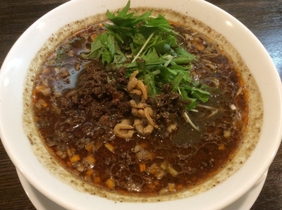 「黒胡麻担担麺 3辛」@四川担担麺 阿吽 浅草店の写真