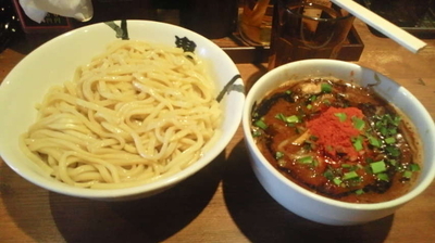 「カラシビつけ麺大盛り（あつもり）」@カラシビ味噌らー麺・つけ麺 神田本店の写真