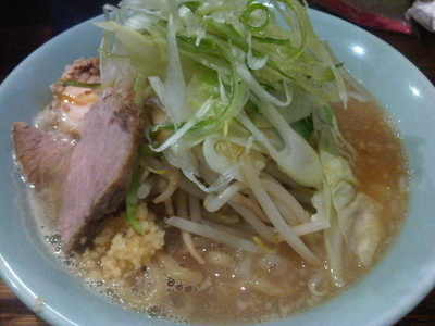 「太麺野菜」@ラーメン 岩佐の写真
