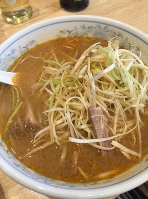 「ネギ味噌ラーメン」@ぎょうざの満洲 上尾東口店の写真